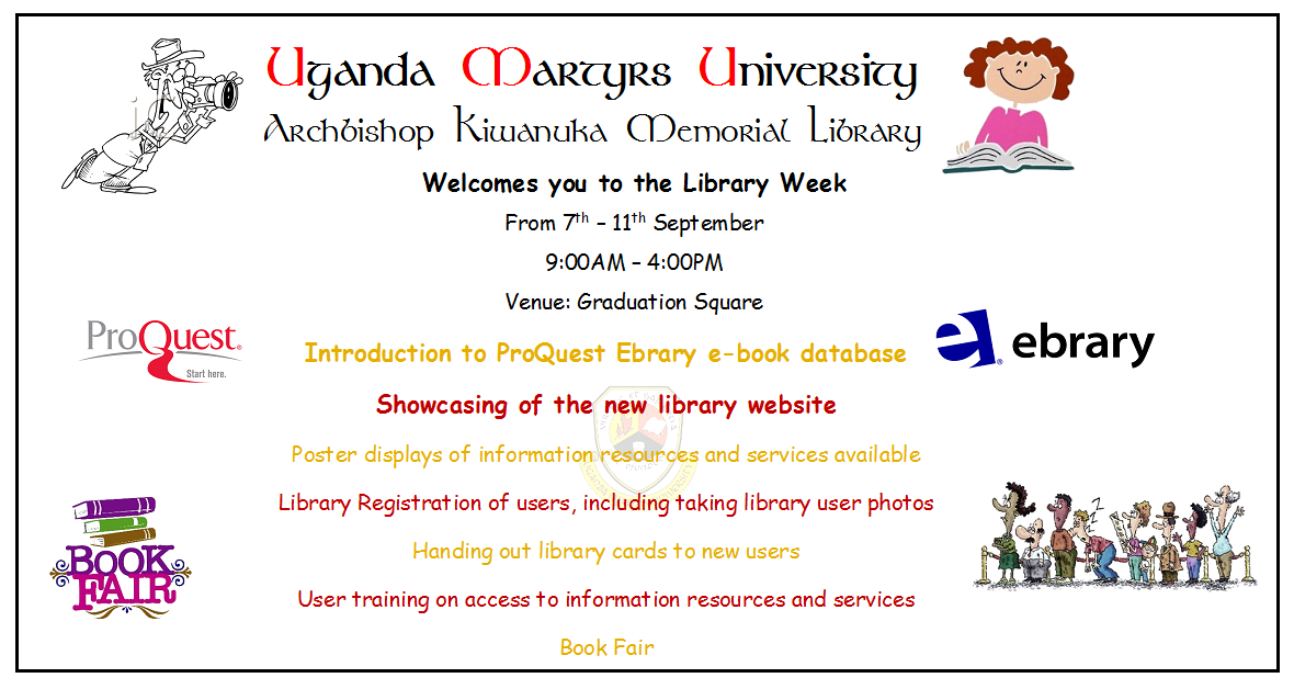 Welcome to the Library Week 2015